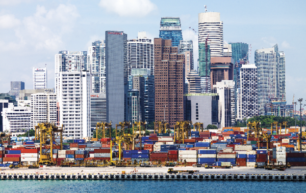 Singapore skyline