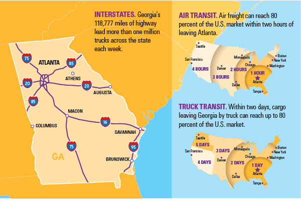 Georgia Super Hub of the Southeast Inbound Logistics