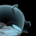 x-ray image of piggy bank
